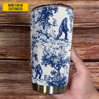 Toile Of The Wild - Personalized Bigfoot Squatch Tumbler