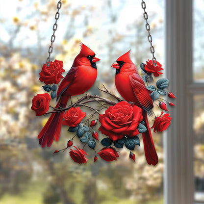 Cardinal Memorial Acrylic Window