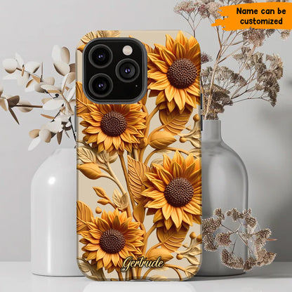 Sunflower Phone Case - Personalized Phone Case