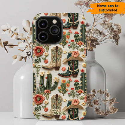 Personalized CowBoy Cowgirl Phone Case