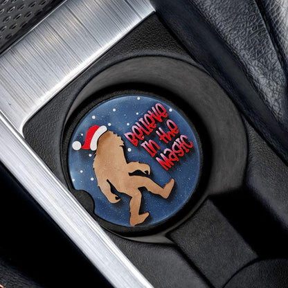 Sasquatch Believe In The Magic Car Coaster
