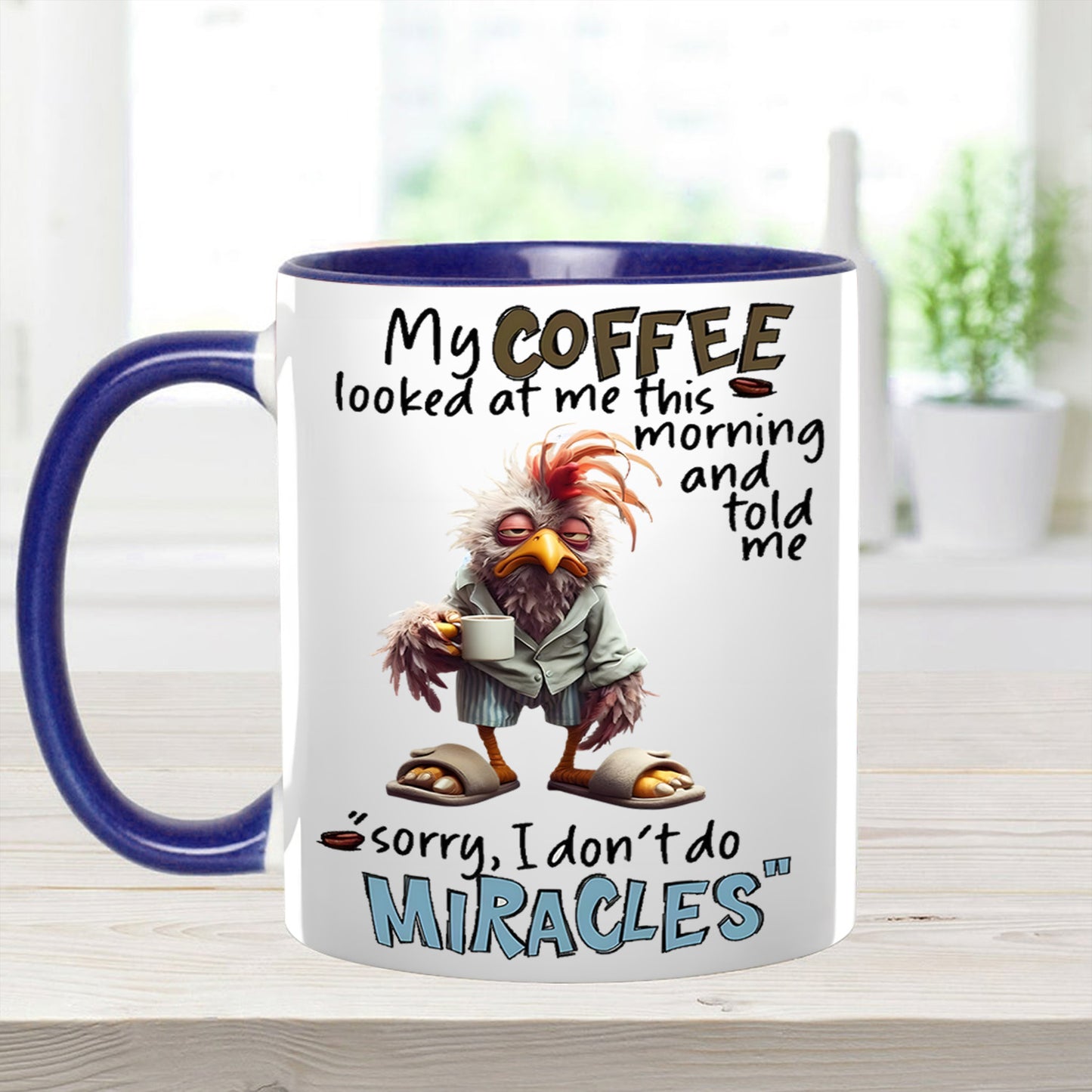 Chicken Funny Accent Mug