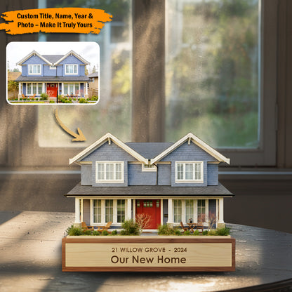 Home Memories – Personalized House Acrylic Plaque