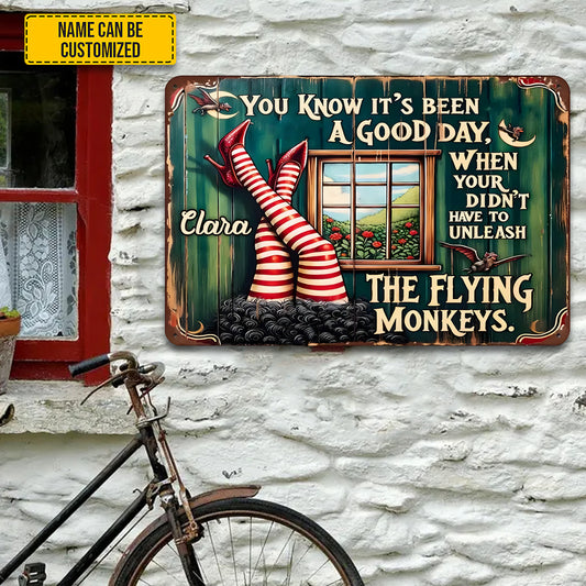 You Know It's Been A Good Day - Personalized Metal Sign