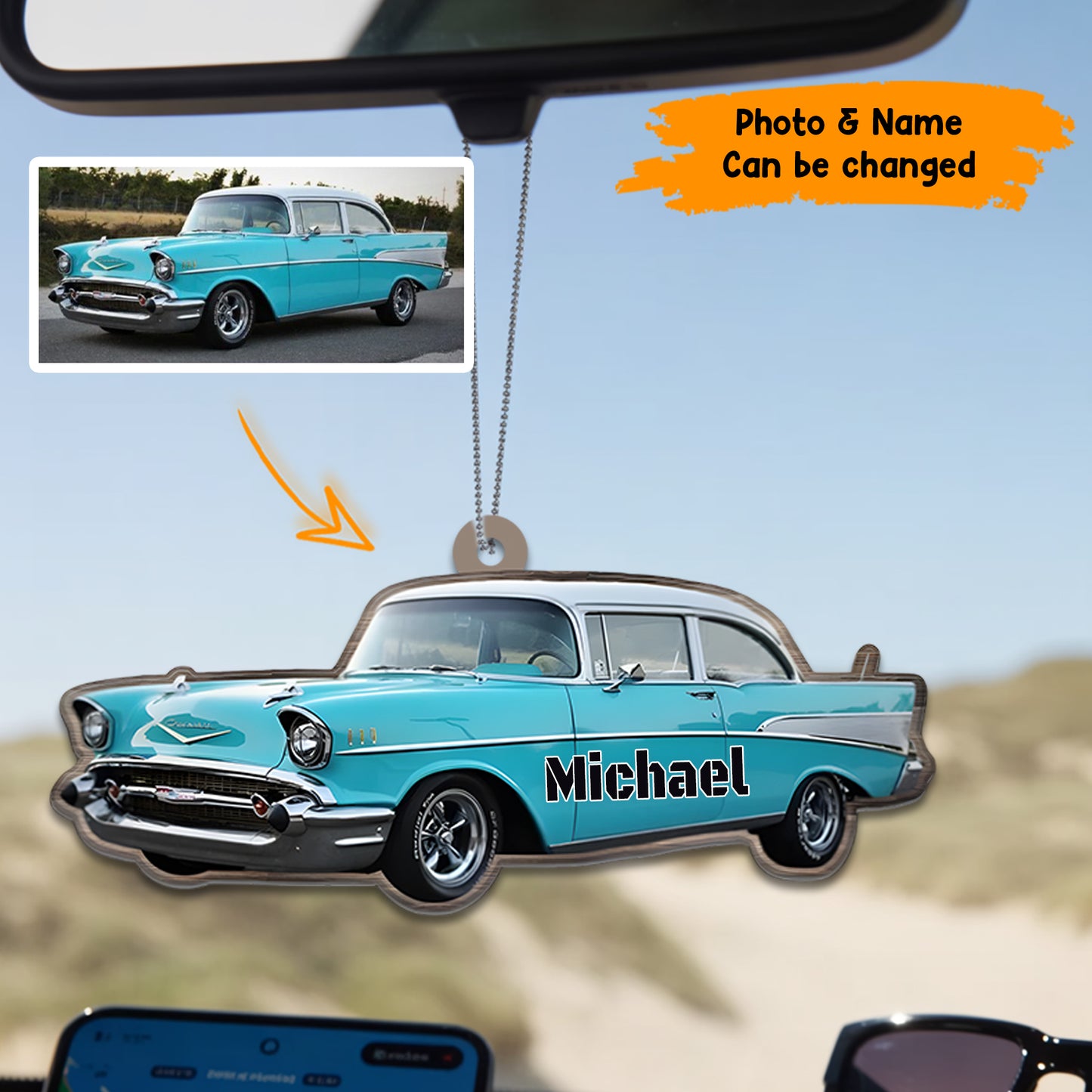 Car - Personalized Shape Car Ornament