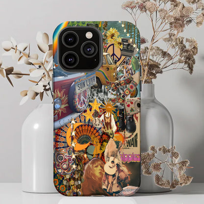 Psychedelic Hippie Collage Phone Case