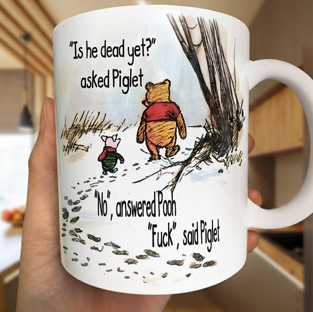 Funny Bear And Pig Mug - Gift For Friends