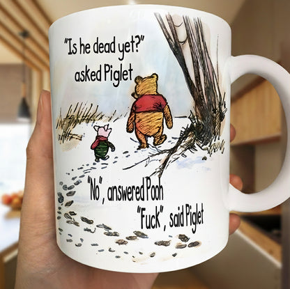 Funny Bear And Pig Mug - Gift For Friends