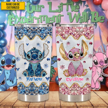 Cute Couple Tumbler - Personalized Couple Tumbler, Gift For Couple