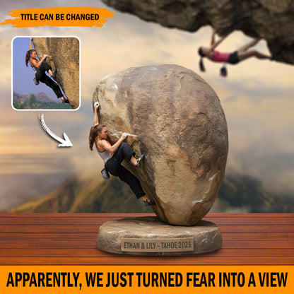 Peak Triumph – Personalized Adventure Photo Acrylic Plaque