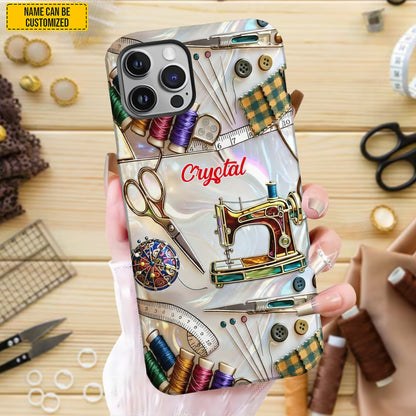 Personalized Sewing Lover Phone Case