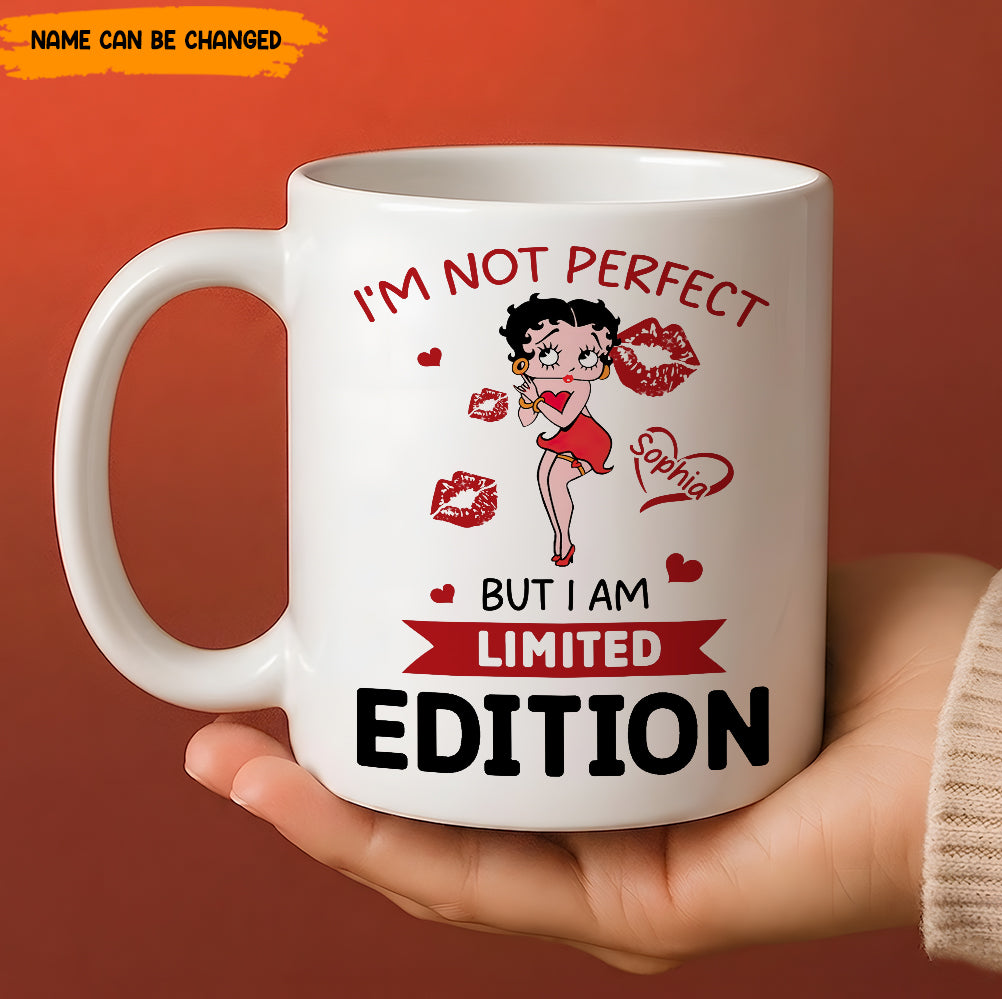 I'm Not Perfect But I Am Limited Edition - Personalized White Mug