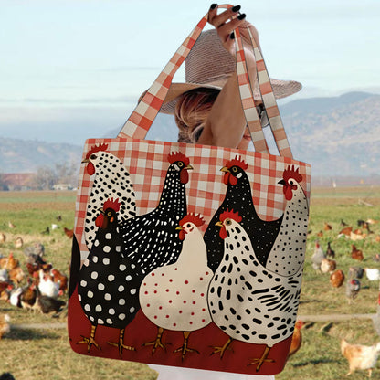 Farmhouse Chicken Tote Bag