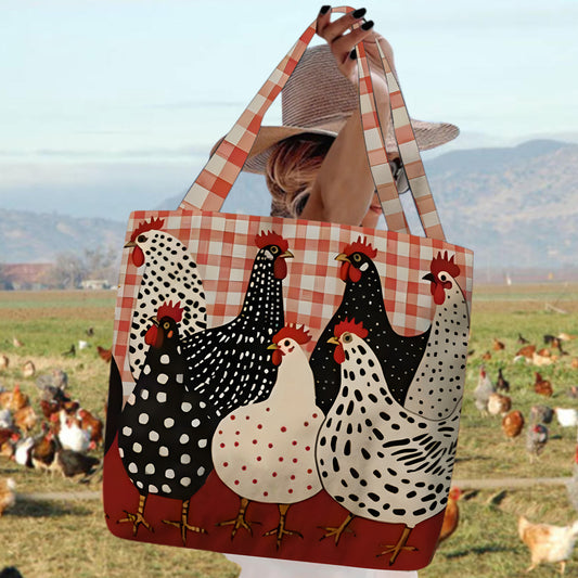 Farmhouse Chicken Tote Bag