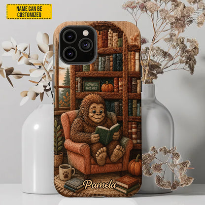 Bigfoot Book Nook – Personalized Phone Case