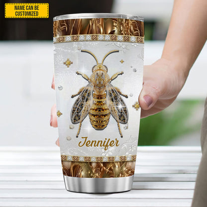 Golden Bee - Personalized Bee Tumbler
