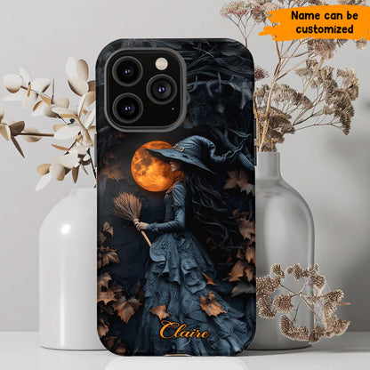 Personalized Midnight Witch Phone Case