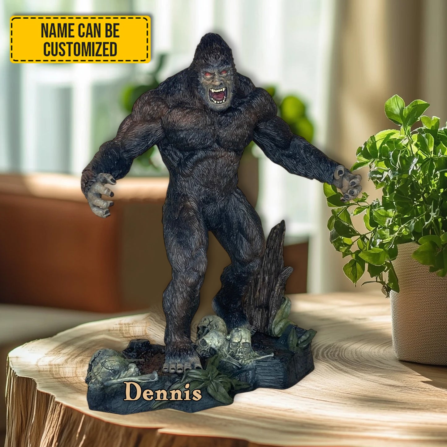 Beast of the Wild – Personalized Bigfoot Acrylic Plaque