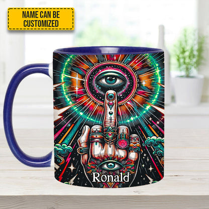 Psychedelic Rock – Personalized Accent Mug