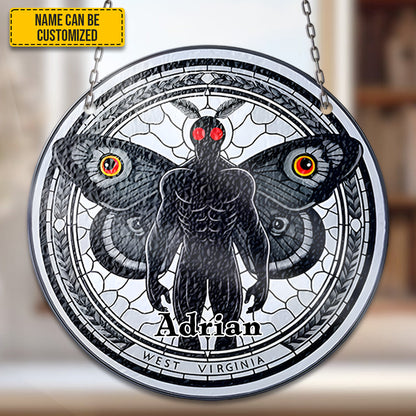 Mothman Personalized Stained Glass Suncatcher