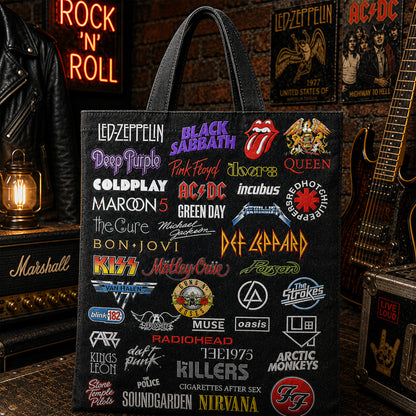Rock Lovers - Classic Rock  Legends Editions Tote Bag Version 2