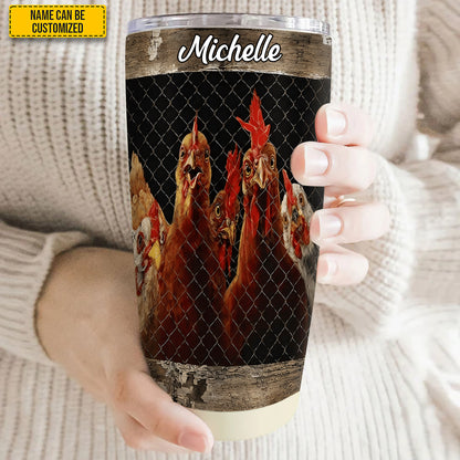 Welcome To Our Coop – Personalized Chicken Tumbler