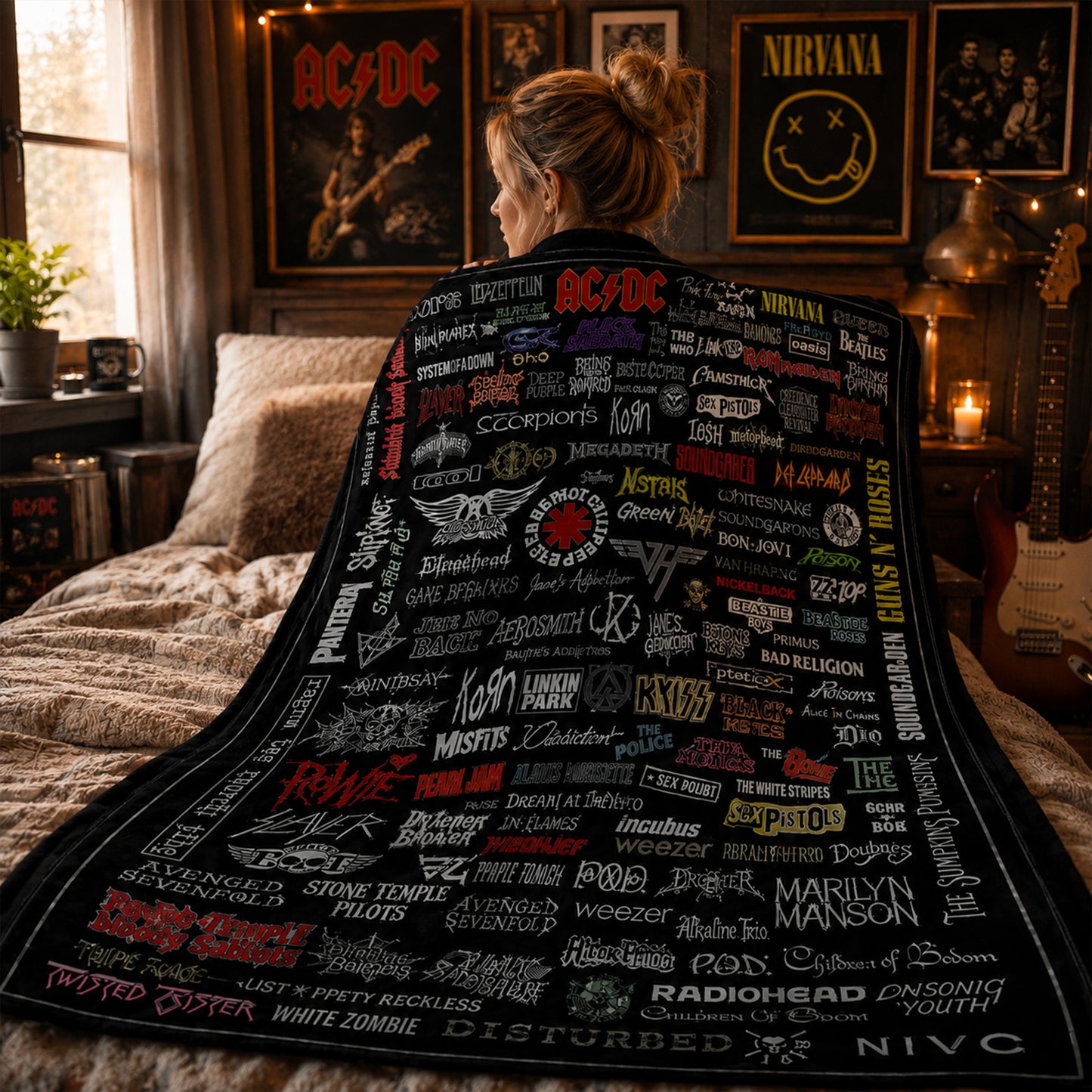 Rock Lovers - Classic Rock Legends Blanket Version 4