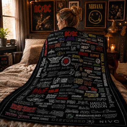 Rock Lovers - Classic Rock Legends Blanket Version 4