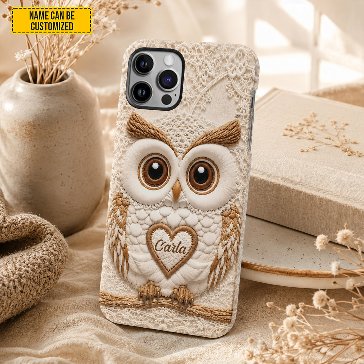 Personalized Cute Owl Phone Case