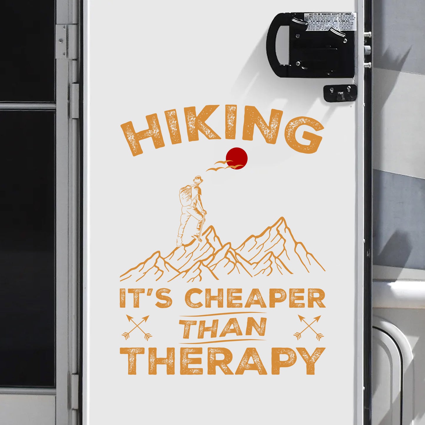 Mountain Retirement Dreams Decal, Decor Decal