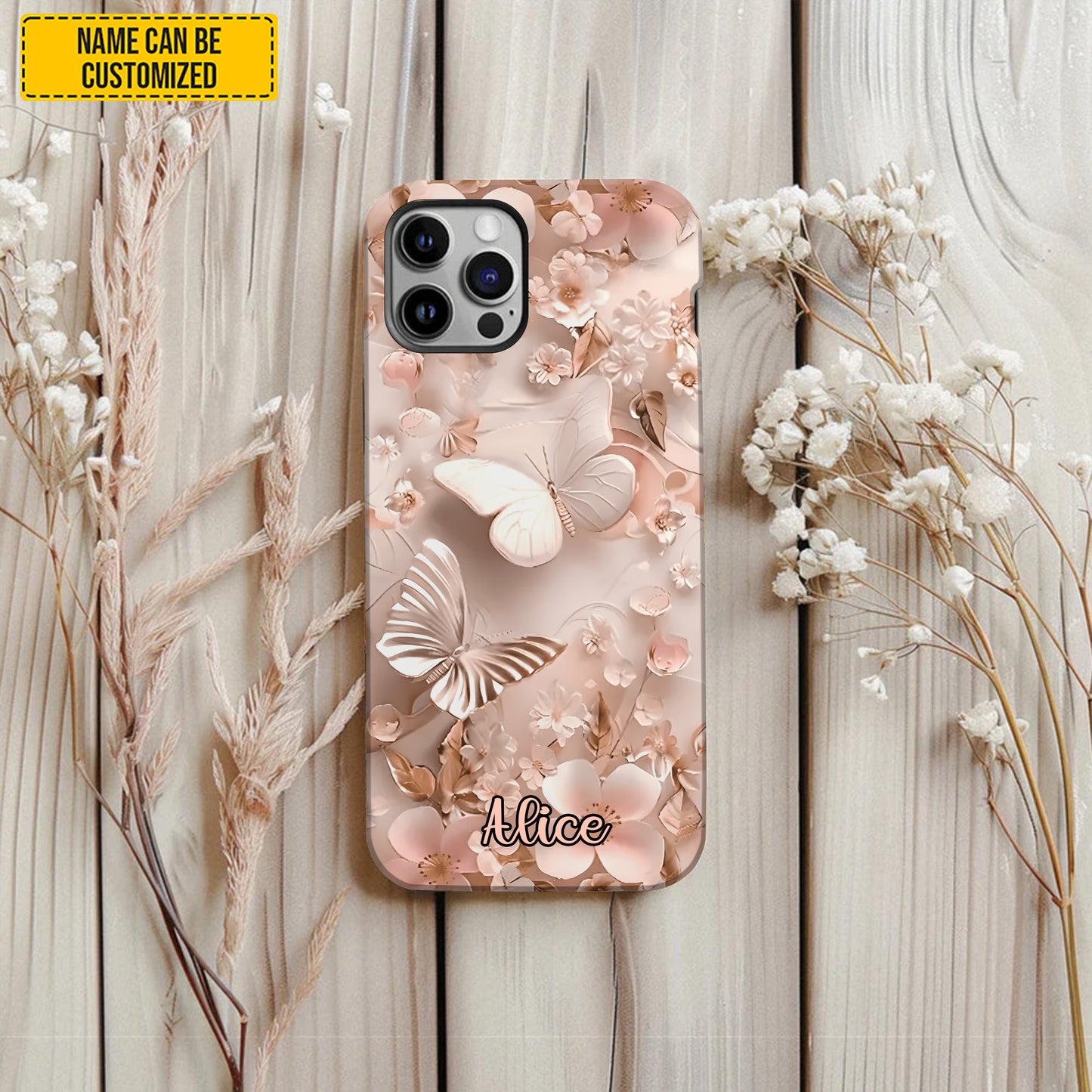 Personalized Beautiful Butterfly Phone Case