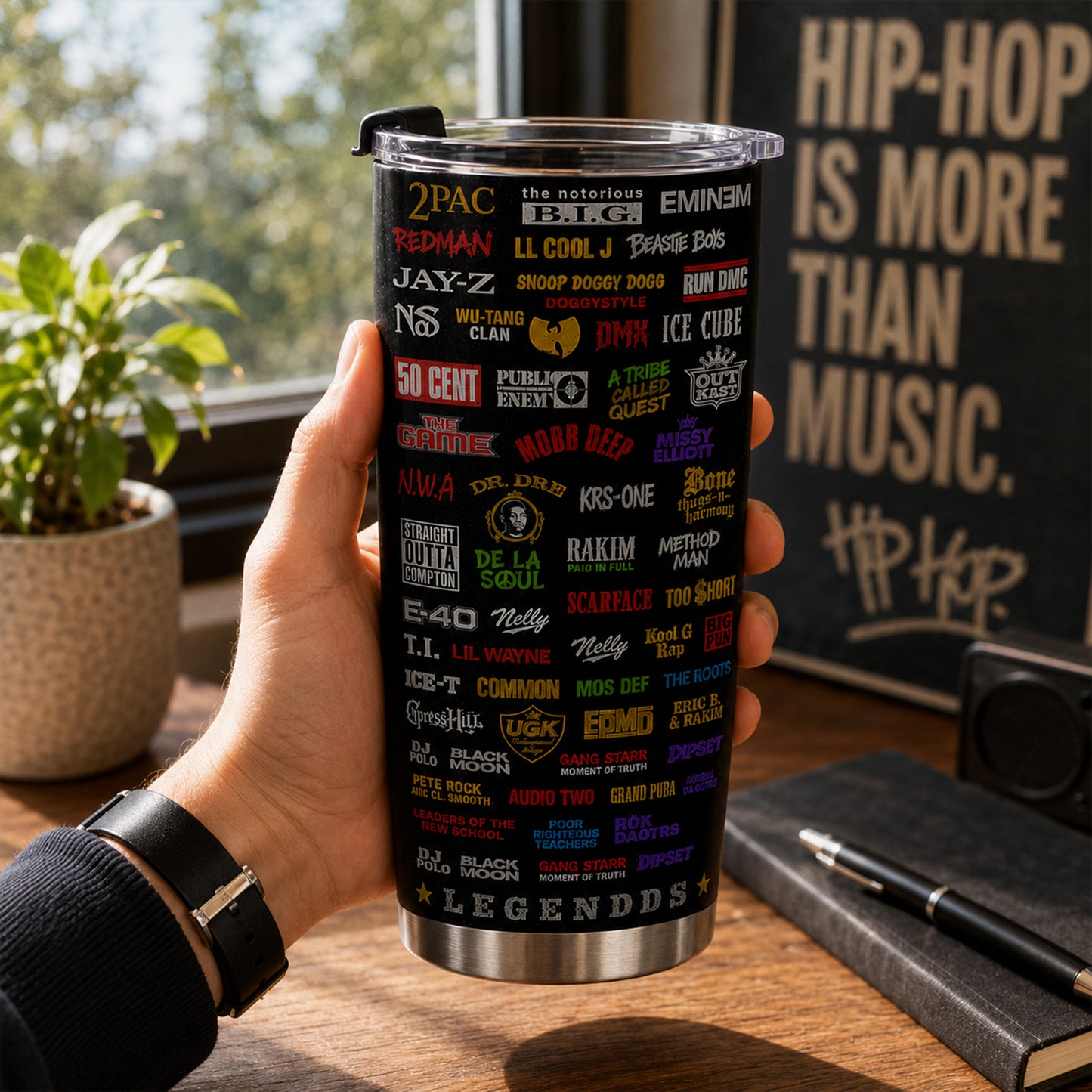 Rap Lovers - Classic Rap Legends Tumbler Version 1