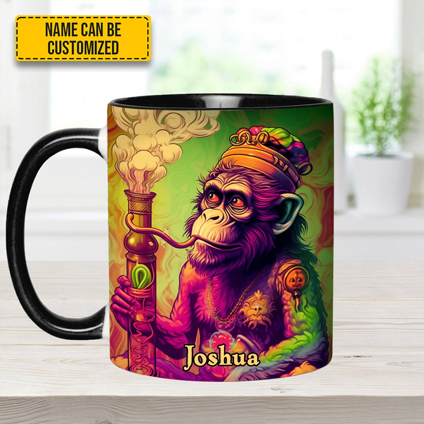 High Vibes – Personalized Psychedelic Accent Mug