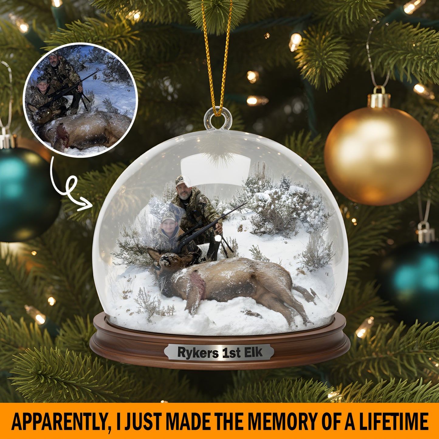 Trophy Moments – Personalized Photo Ornament