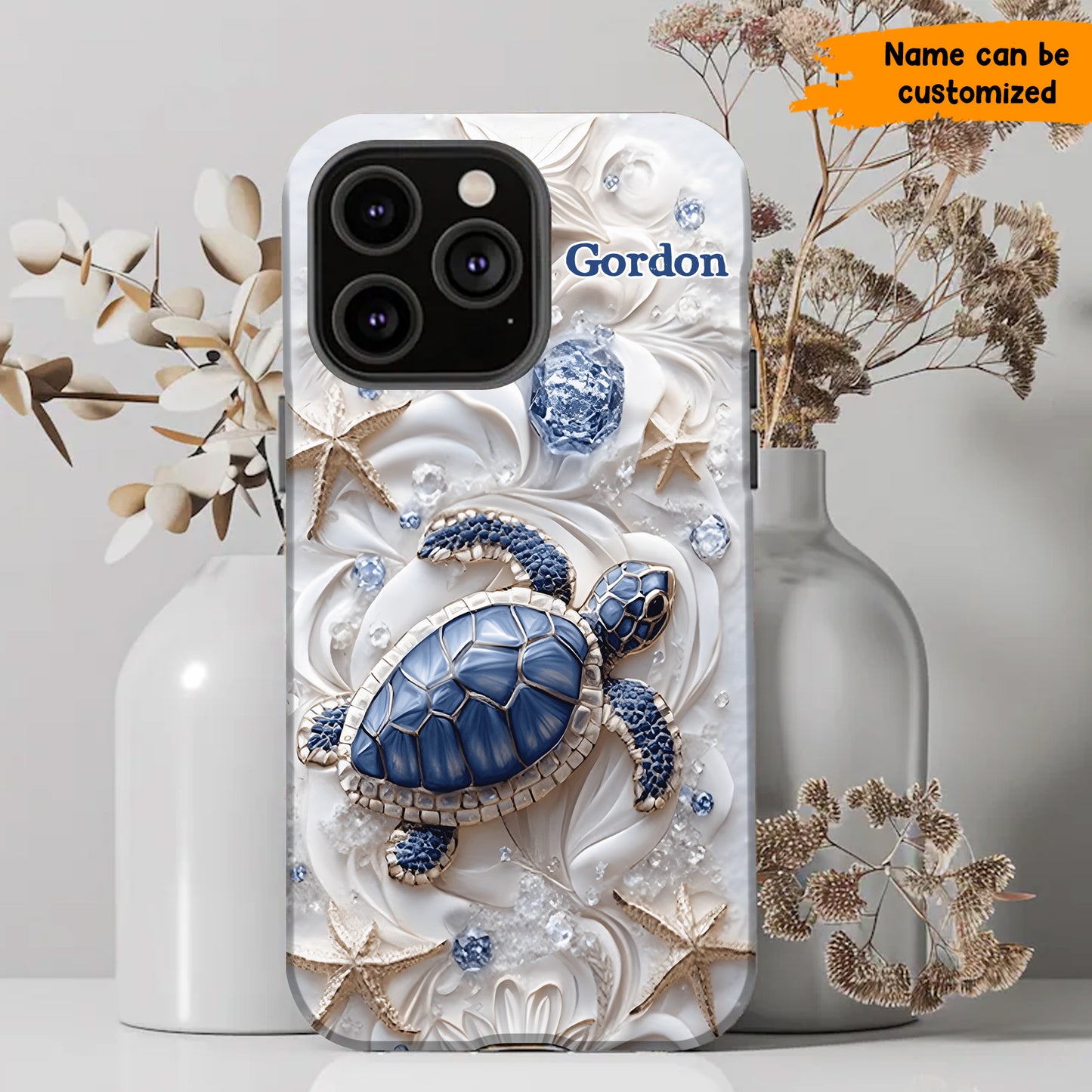 Love Turtle - Personalized Turtle Phone Case