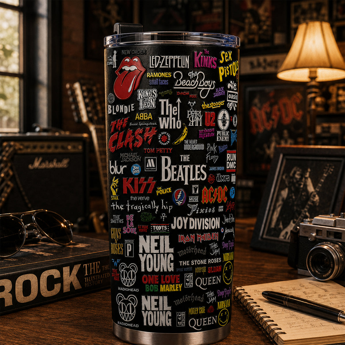 Rock Lovers - Classic Rock Legends Tumbler Version 18