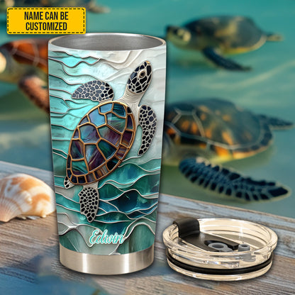 Turtle Ocean - Personalized Turtle Tumbler