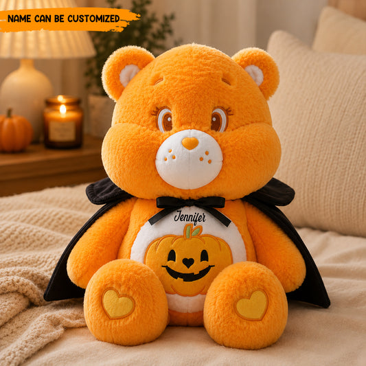 Personalized Halloween Bear Shaped Pillow