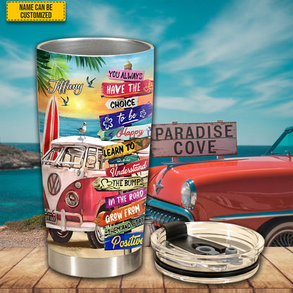 Hippie Van - Personalized Hippie Tumbler
