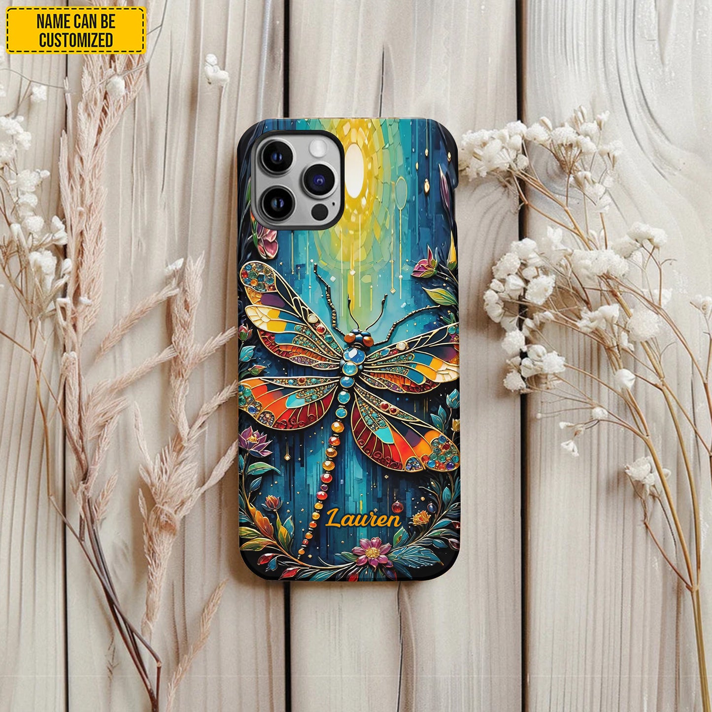 Personalized Dragonfly Phone Case