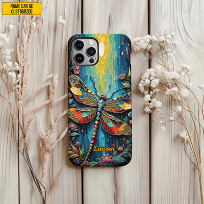 Personalized Dragonfly Phone Case