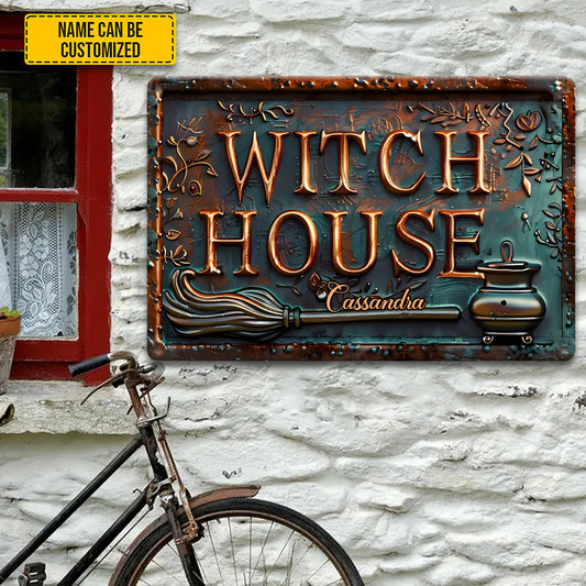 Witch House - Personalized Metal Sign