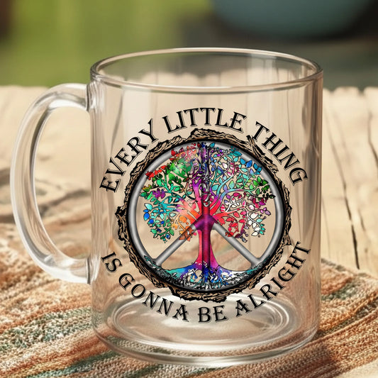 Every Little Thing Is Gonna Be Alright - Hippie Accent Mug