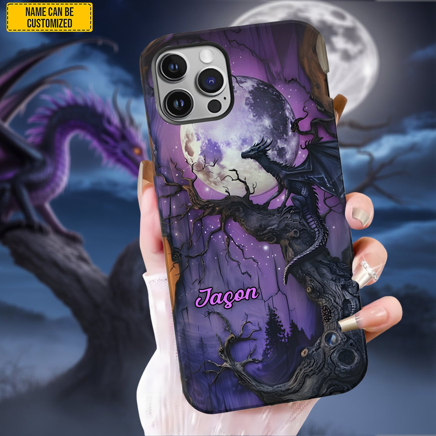 Love Dragon - Personalized Dragon Phone Case