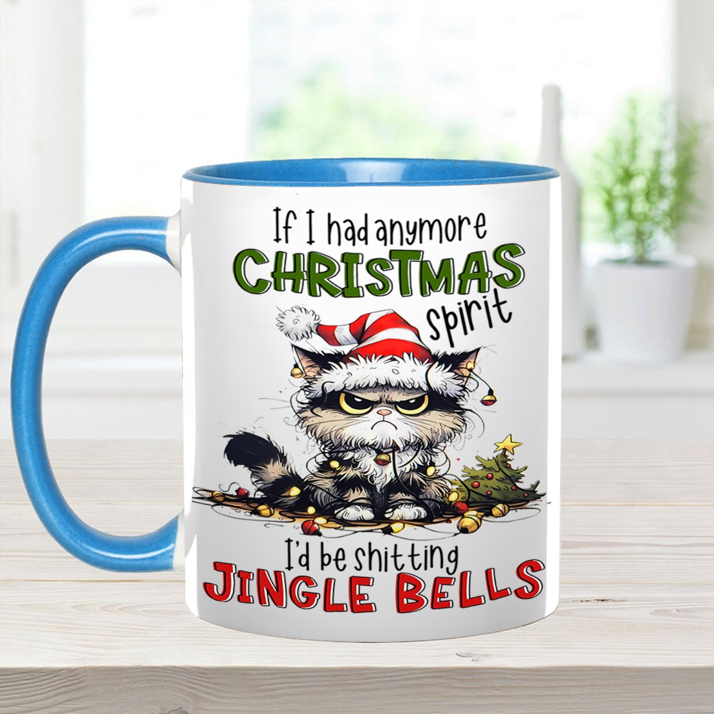 Funny Cat Accent Mug