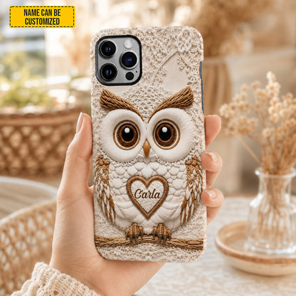 Personalized Cute Owl Phone Case