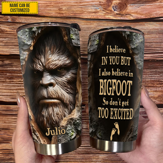 Personalized Sasquatch Face Tumbler