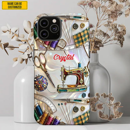 Personalized Sewing Lover Phone Case