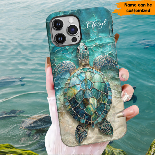 Personalized Sea Turtle Ocean Phone Case