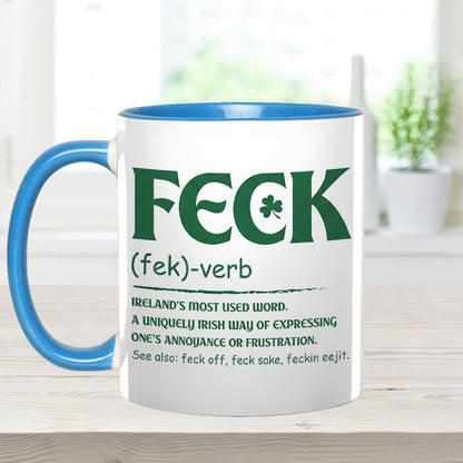 Funny Irish St. Patrick's Day - Accent Mug